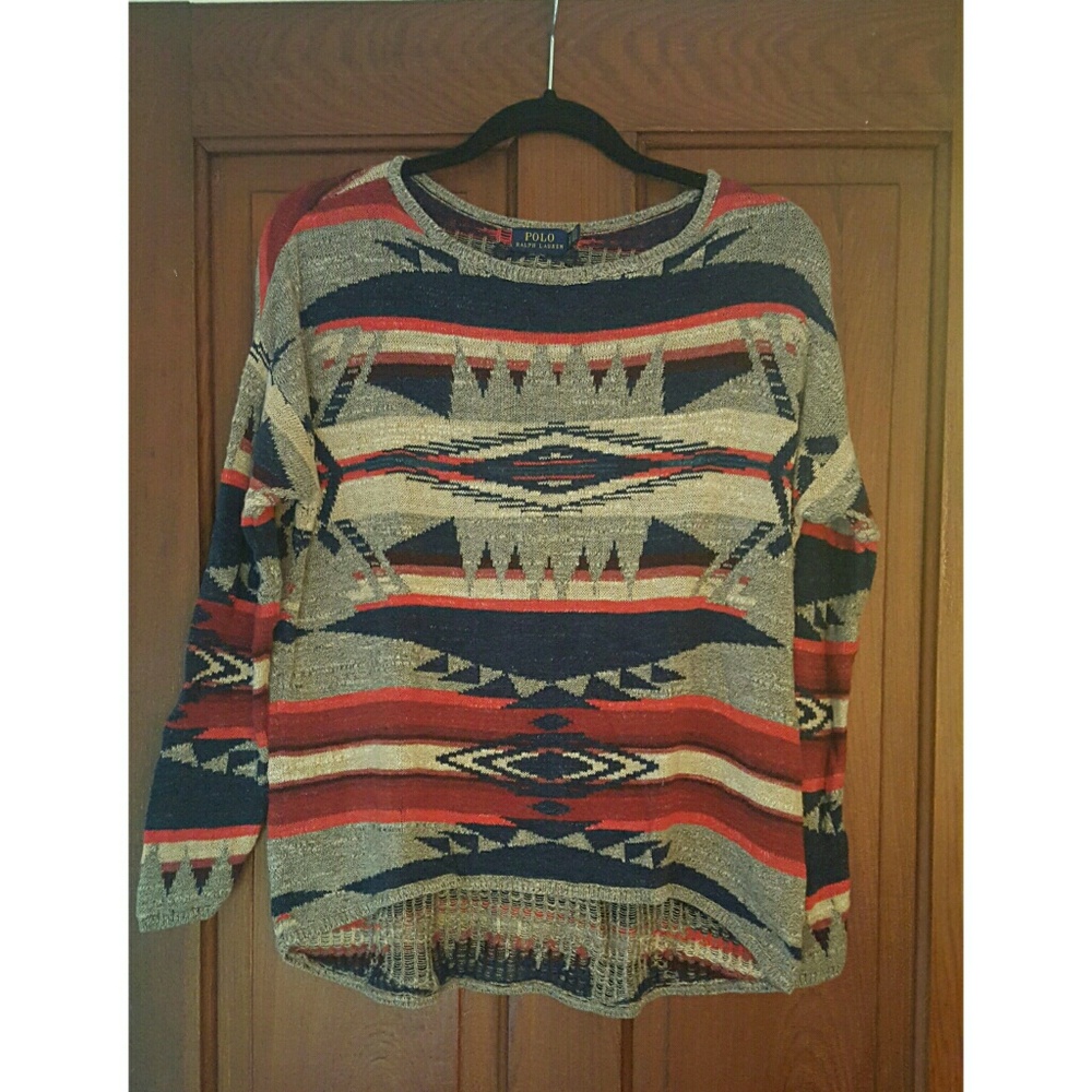 Ralph Lauren Aztec Pullover Sweater